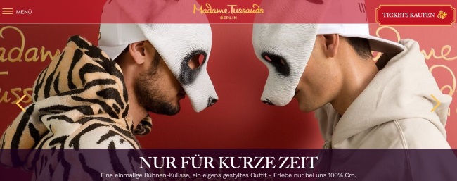 Madame Tussauds Onlineshop