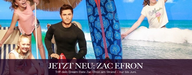 Madame Tussauds Zac Efron