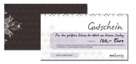 MeLovely Geschenkgutscheine