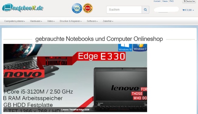 Noteboox Onlineshop