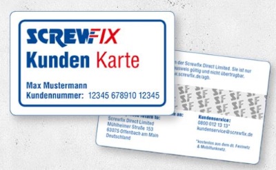 Screwfix Kundenkarte
