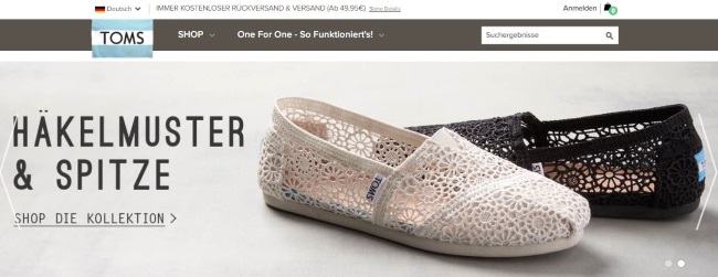 TOMS-Onlineshop