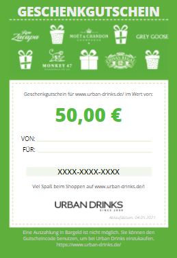 Urban Drinks Geschenkgutscheine