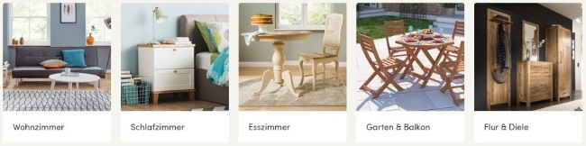 Wayfair Wohnbereiche