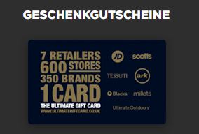 JD Sports Geschenkgutscheine