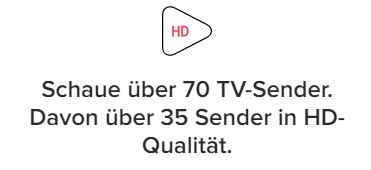 Magine TV HD-Qualität