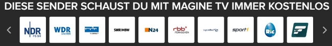 Magine TV kostenlose Angebote
