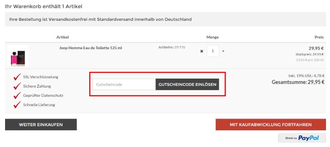 RedZilla Gutscheincode eingeben