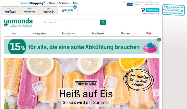 yomonda Onlineshop