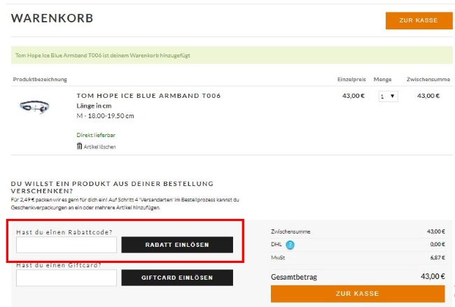 Brandfield Rabattcode einloesen