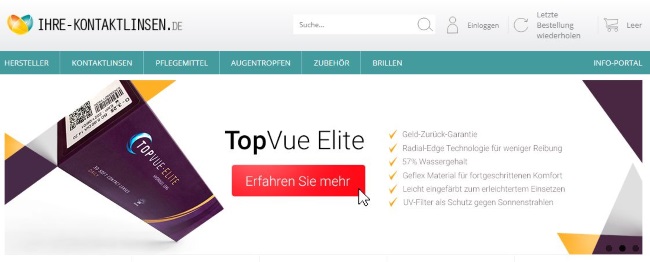 Ihre-Kontaktlinsen Onlineshop