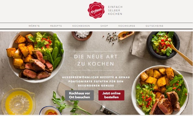 Kochhaus Onlineshop