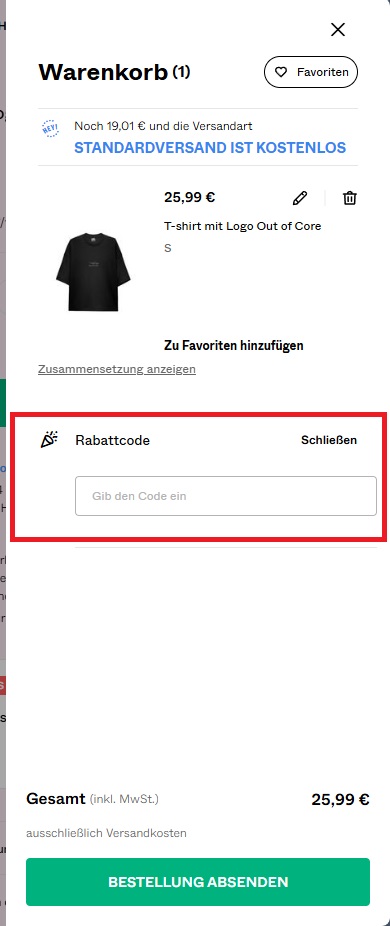 Rabattcode Bershka