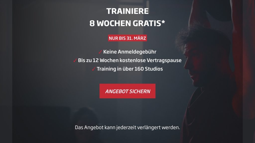 Fitness First Gutscheincode einlösen