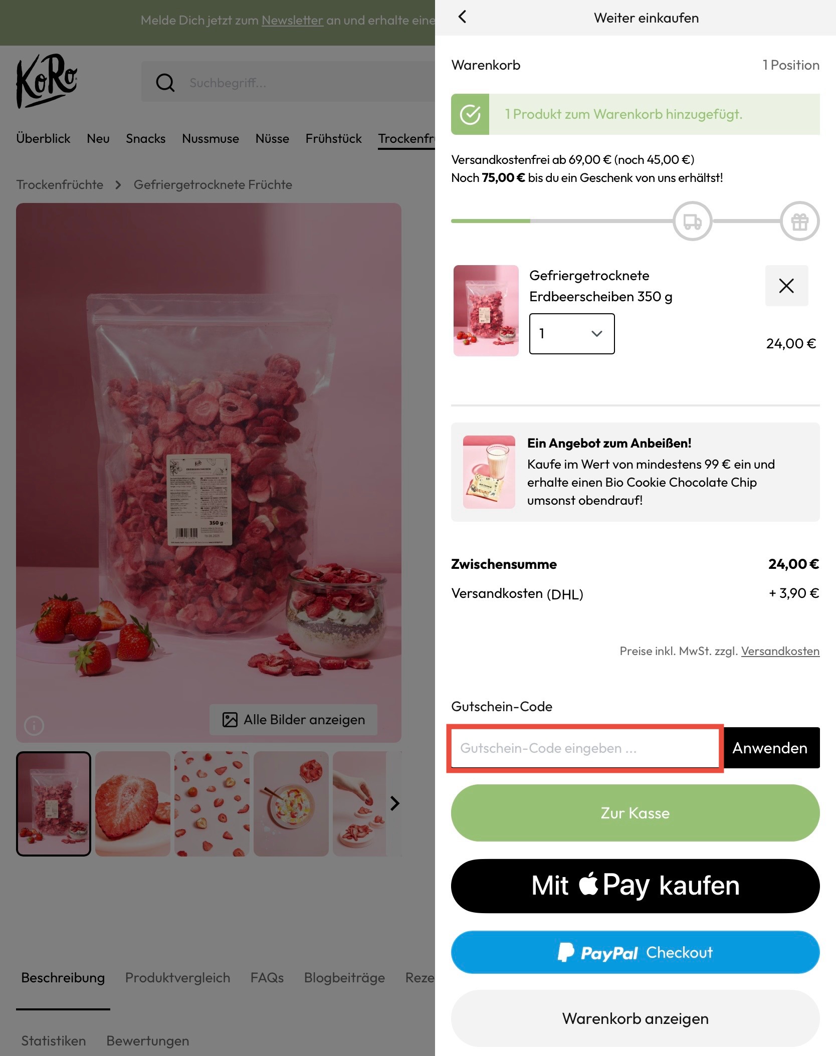 KoRo Gutscheincode