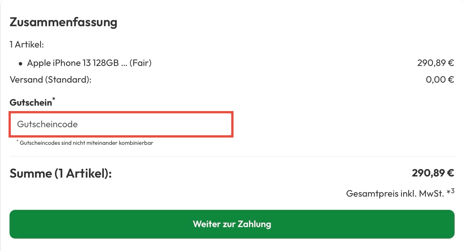 buyZOXS Gutscheincode einlösen