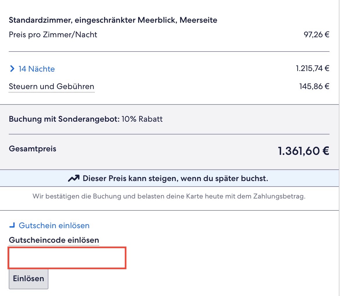 Hotels.com Gutscheincode