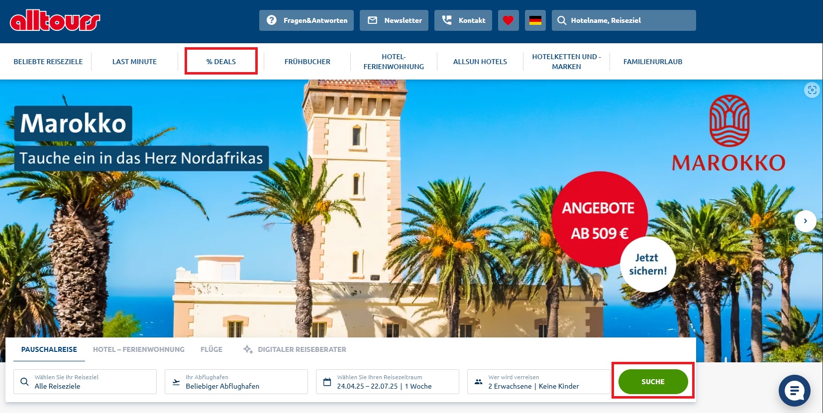 alltours Gutscheincode einlösen