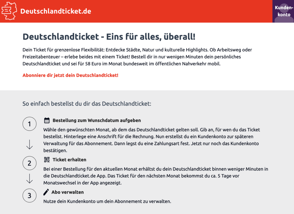 Deutschlandticket Gutschein anwenden