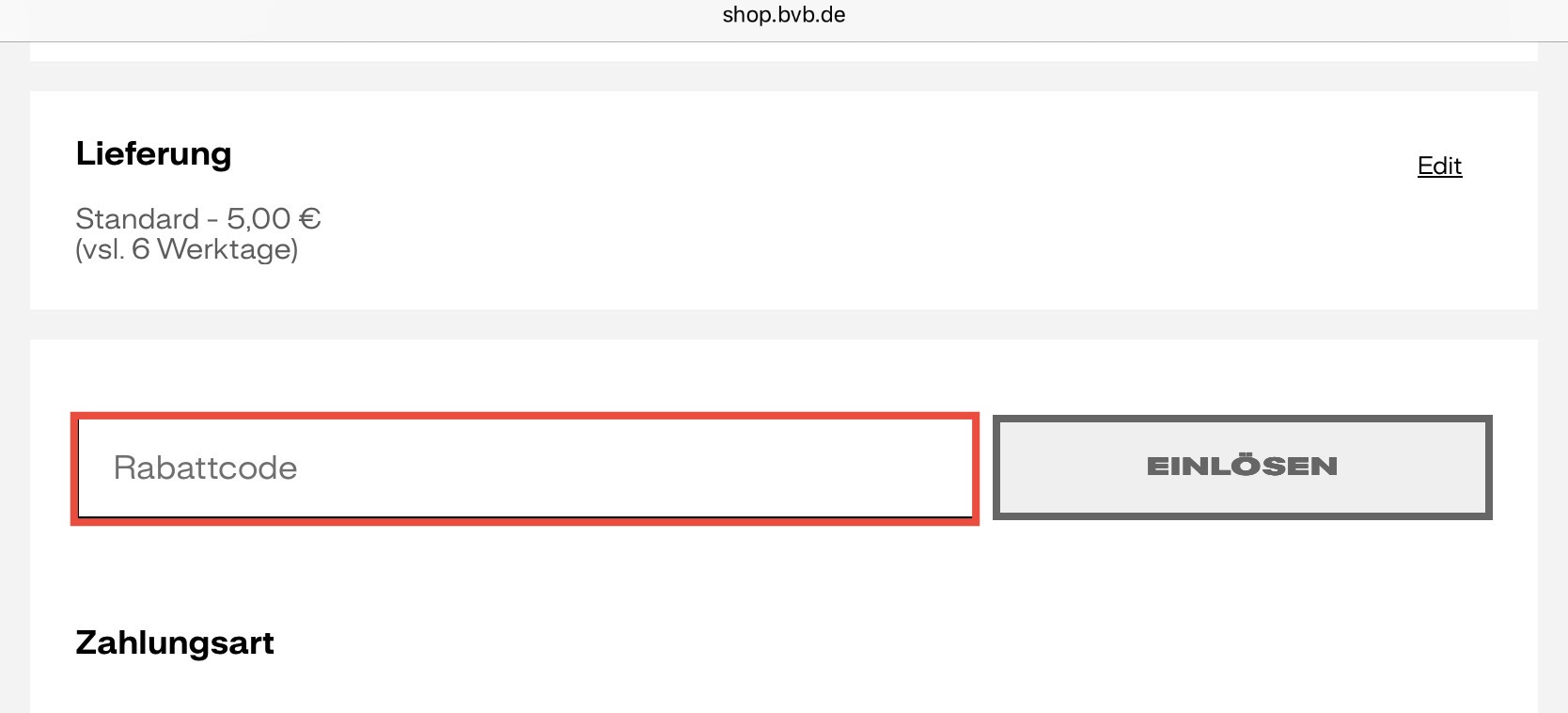 BVB Rabattcode