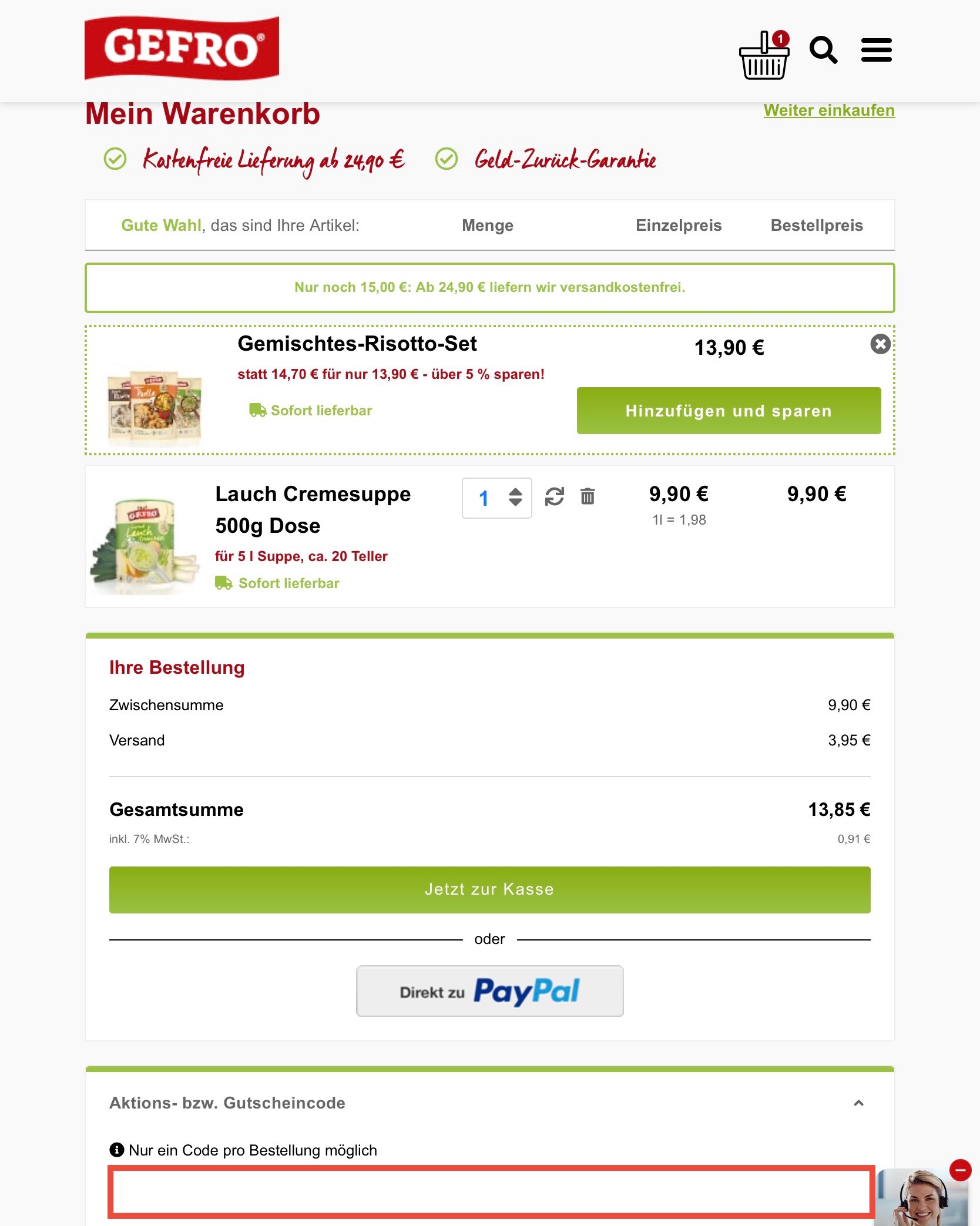Gefro Gutscheincode