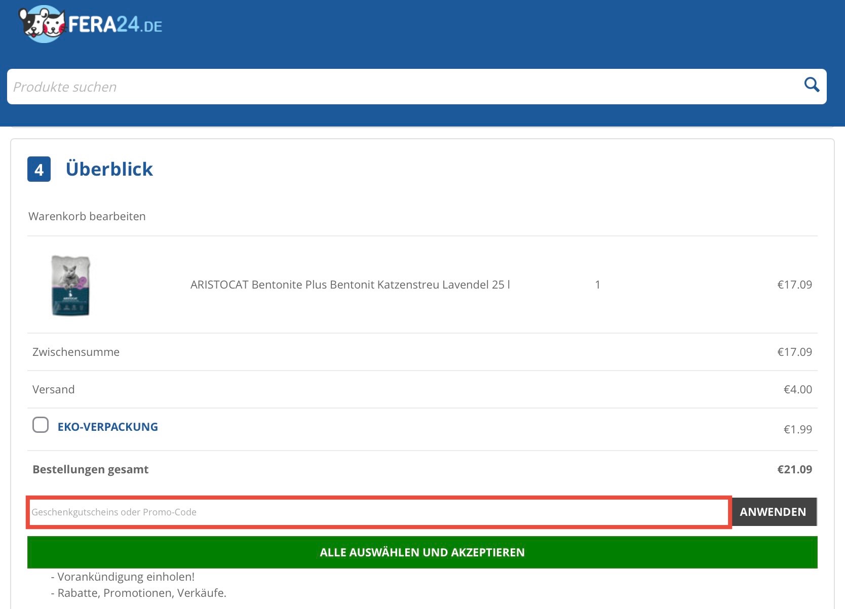 Fera24 Promo-Code