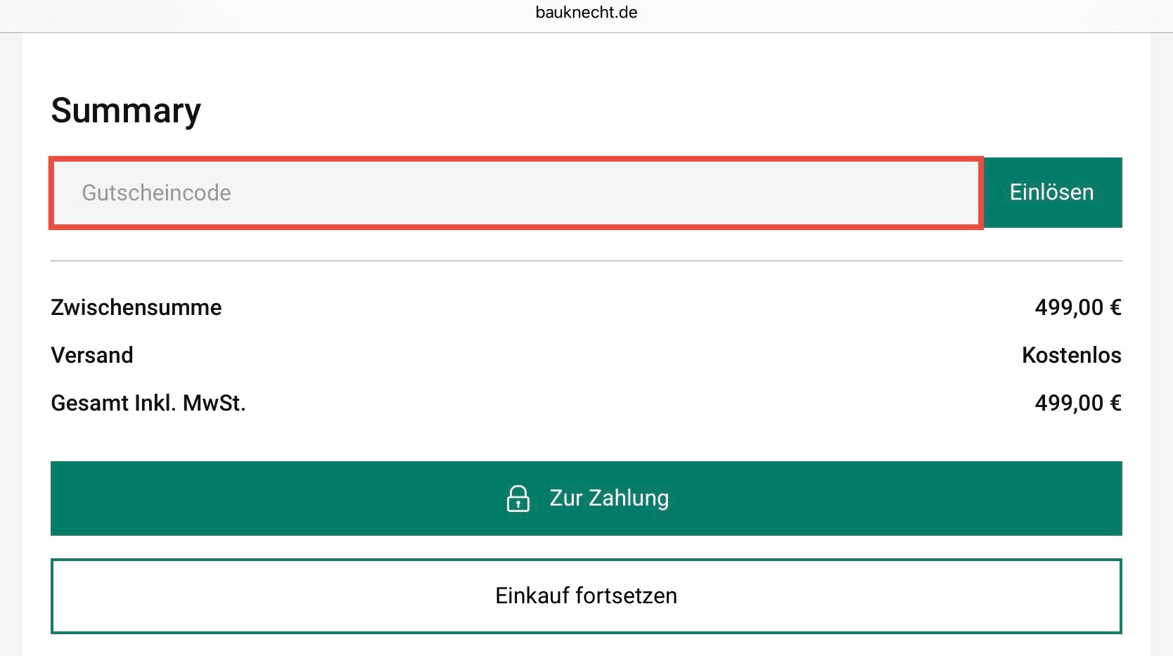 Bauknecht Gutscheincode
