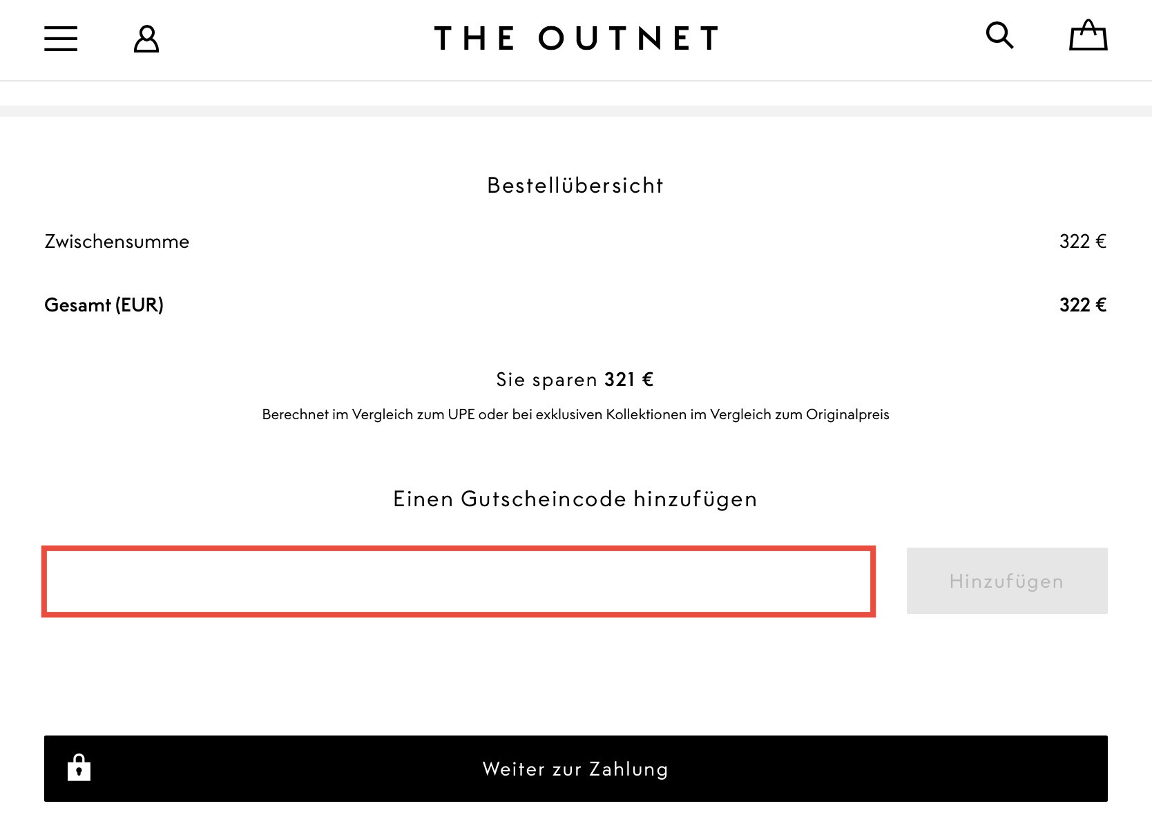 The Outnet Gutscheincode