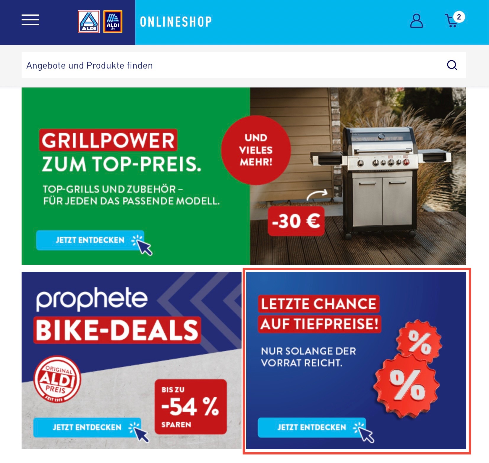 ALDI Onlineshop Gutscheincode