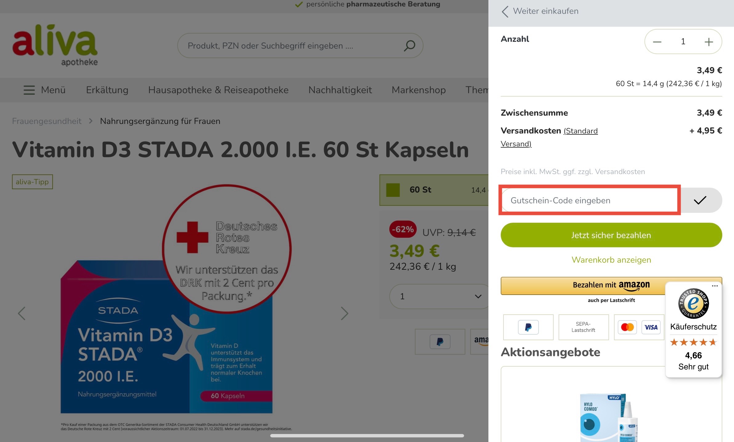 Aliva Gutscheincode