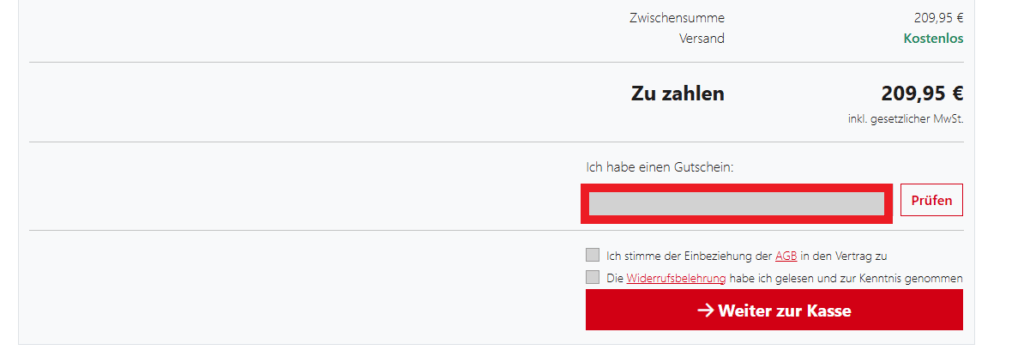 Gutschein Matratzen Discount einlösen
