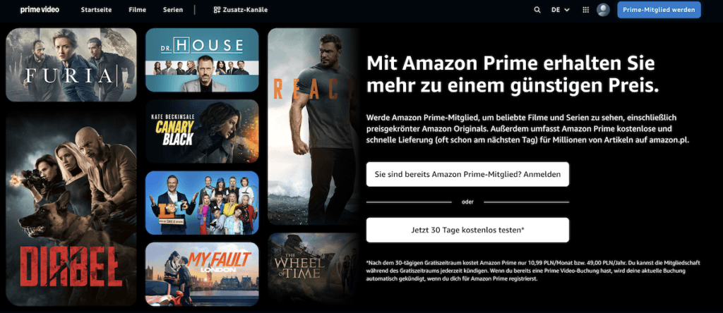 Prime Video Gutschein einloesen