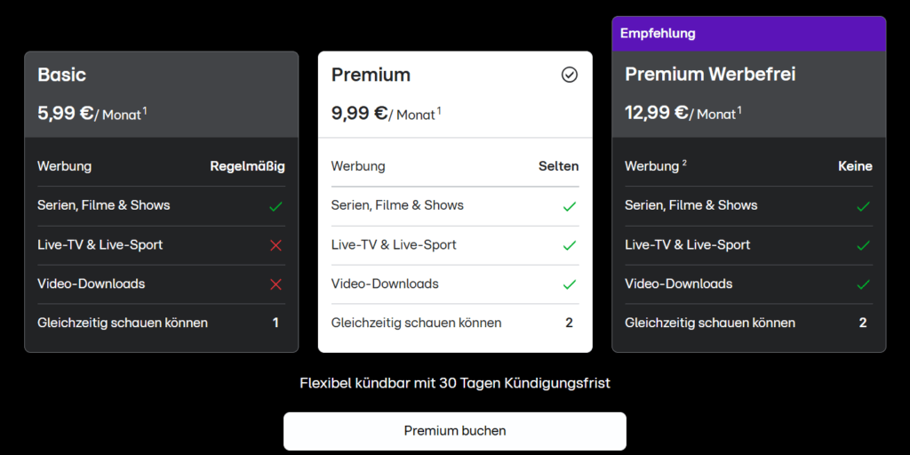 RTL+ Rabattcode eingeben