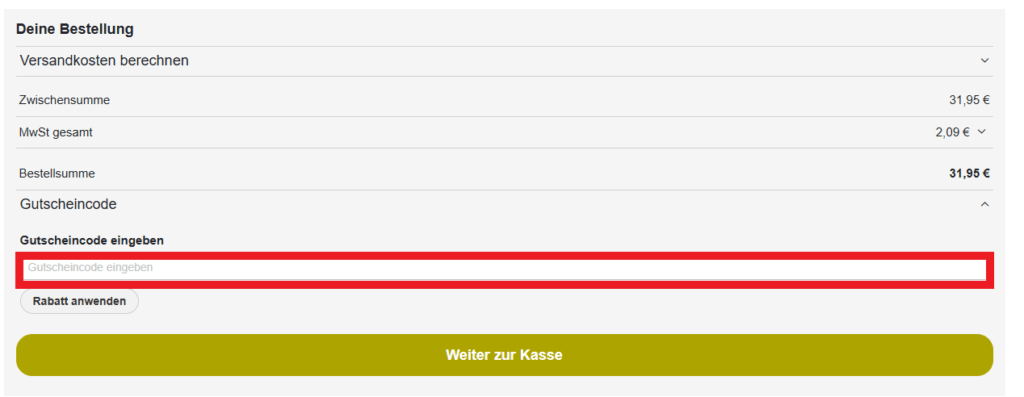 Gutschein Blumenshop einlösen
