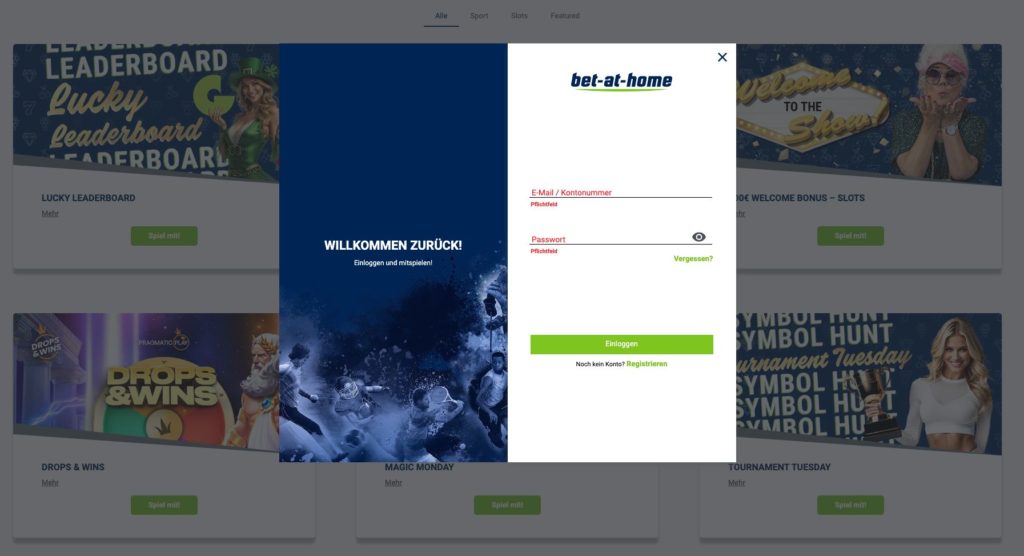 bet at home Bonus Code einloesen