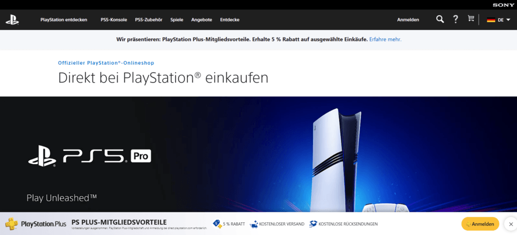 PlayStation Rabattcode eingeben