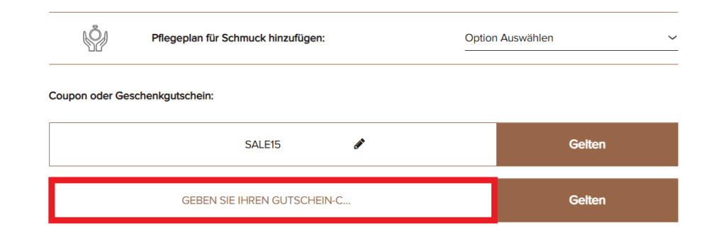 Diamonds Factory Gutscheincode eingeben