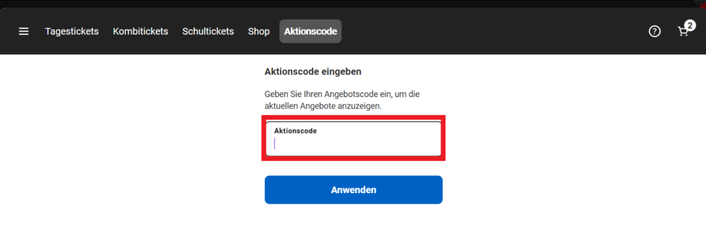 Hamburg Dungeon Aktionscode eingeben
