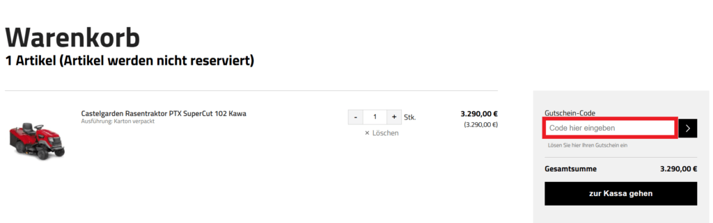 Tiefenthaler Gutscheincode einloesen